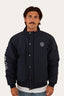 Ringers Western - Kidman Padded Jacket - Navy & White