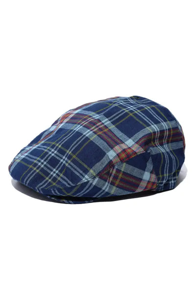 Polo Ralph Lauren - Madras Plaid Drivers Cap - Navy Multi