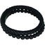 Avenel - Maverick Leather Wristband - Black