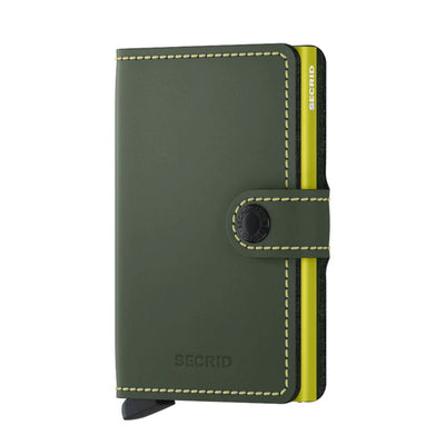 Secrid Miniwallet - Matte - Green & Lime