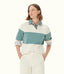 R.M.Williams - Narran Panel Stripe Rugby - Jade