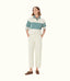 R.M.Williams - Narran Panel Stripe Rugby - Jade