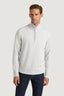 M.J. Bale - Perry Half Zip Jumpr - Light Grey Melange