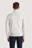 M.J. Bale - Perry Half Zip Jumpr - Light Grey Melange