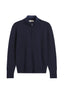 M.J Bale - Perry Half Knit Jumper - Navy