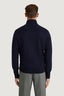 M.J Bale - Perry Half Knit Jumper - Navy