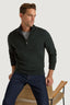 M.J. Bale - Perry Half Zip Jumper - Racing Green