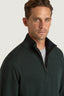 M.J. Bale - Perry Half Zip Jumper - Racing Green