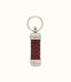 R.M.Williams - Plaited Keyring - Nickel Tone Fittings - Brown