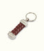 R.M.Williams - Plaited Keyring - Nickel Tone Fittings - Brown