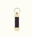 R.M.Williams - Plaited Keyring - Brass Tone Fittings - Black