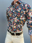 Altemflower - Positano Poplin Shirt - Floral - Navy