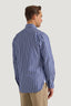 M.J. Bale - Rohde Poplin Shirt - Stripe - Navy/Sky