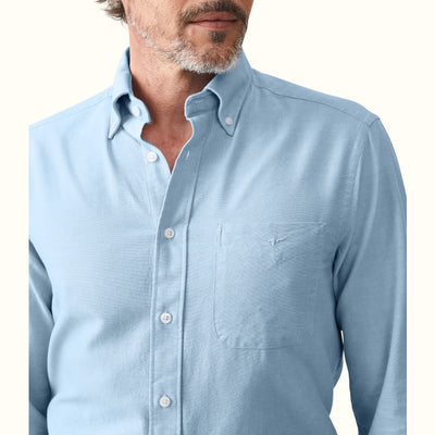 RM Williams - Collins Shirt - Oxford - Light Blue