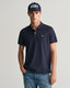 Gant - Regular Fit Shield Pique Polo - Evening Blue