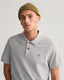 GANT - Regular Fit Shield Pique Polo - Grey Melange