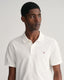 GANT - Regular Fit Shield Pique Polo - White