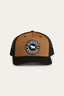 Ringers Western - Signature Bull Trucker Cap - Clay Black