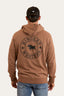 Ringers Western - Signature Bull Mens Hoodie - Almond & Black