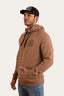 Ringers Western - Signature Bull Mens Hoodie - Almond & Black