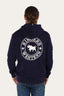 Ringers Western - Signature Bull Mens Hoodie - Navy & White