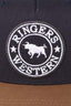 Ringers Western - Signature Bull Cap - Dark Navy & Clay