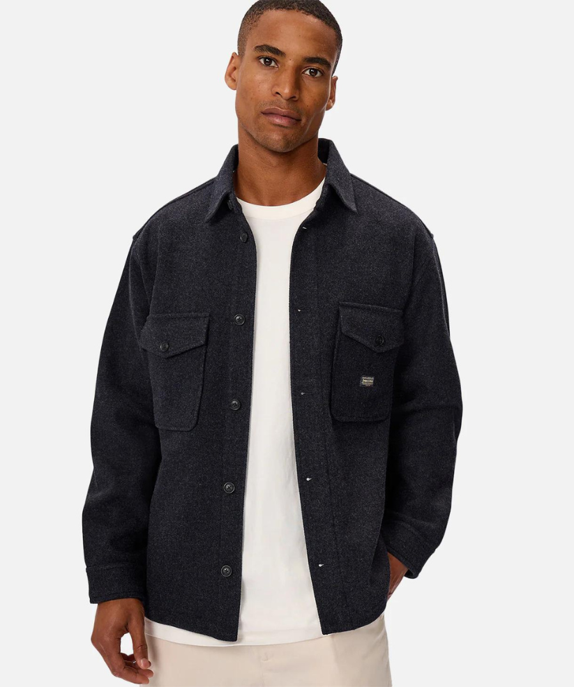 Industrie - The New Coleman Jacket - Dark Navy Melange – Blowes Clothing