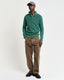 GANT - Washed Rib Half-Zip Jumper - Deep Forest Green