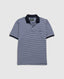 Rodd & Gunn - Wye Creek Polo - Stripe - Midnight & White