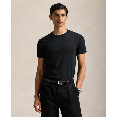 Polo Ralph Lauren - Custom Fit Jersey Crewneck T-Shirt - Black