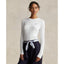 Polo Ralph Lauren Cable-Knit Cotton Crewneck Sweater White