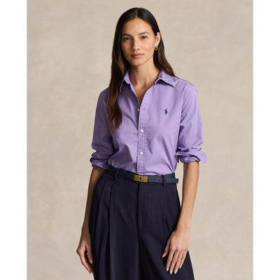 Polo Ralph Lauren Women's Classic Fit Cotton Twill Shirt - Wisteria