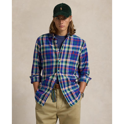 Polo Ralph Lauren - Oxford Shirt - Plaid - Royal Blue/White Multi