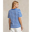 Polo Ralph Lauren Striped T-Shirt - Sapphire Star/White - Red Pony