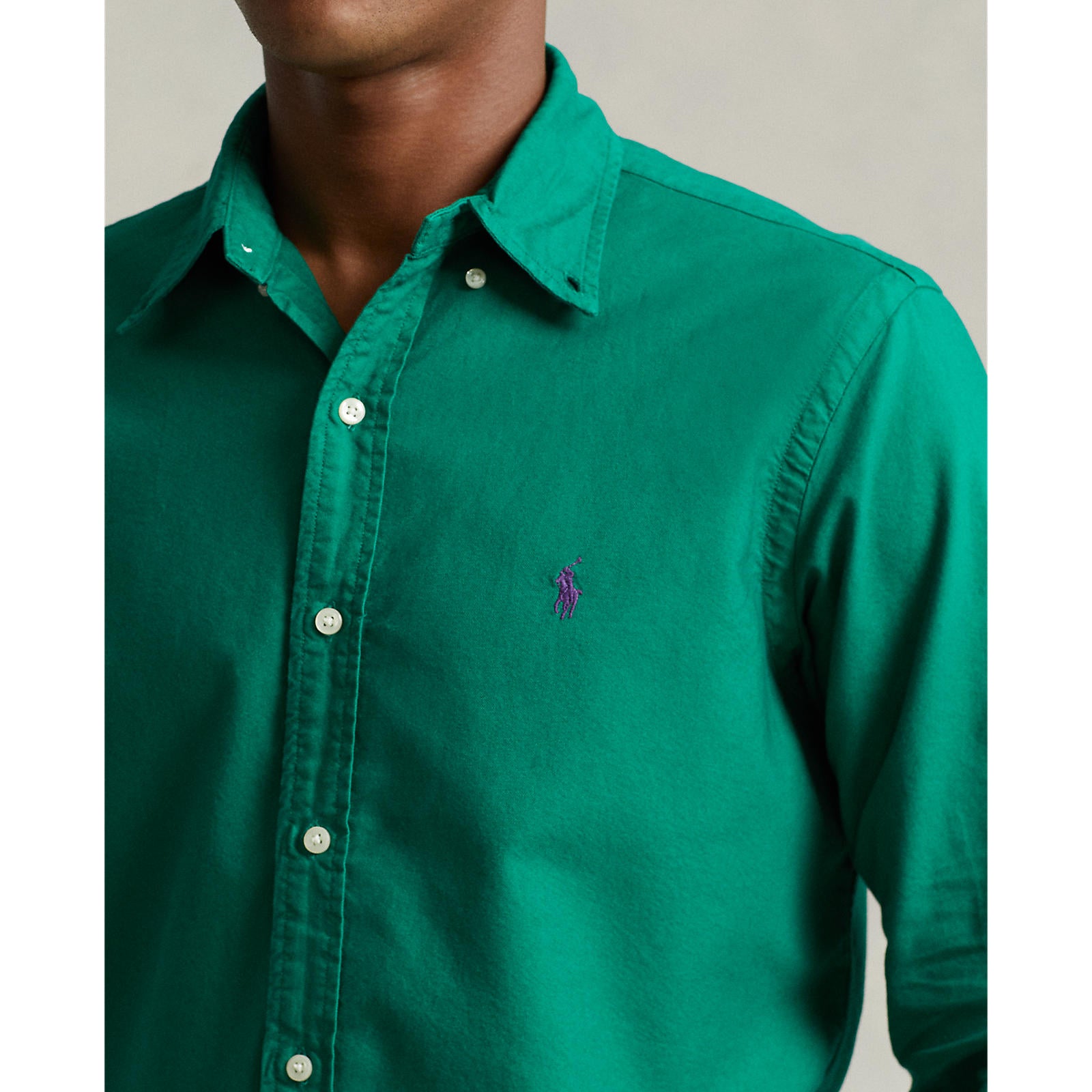 Green ralph deals lauren shirt