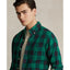 Polo Ralph Lauren Custom Fit Checked Double-Faced Shirt - Emerald / BlackPolo Ralph Lauren - Double Faced Cotton Twill Shirt - Plaid Check -  Emerald / Black