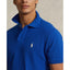 Polo Ralph Lauren Custom Slim Fit Mesh Polo - Sapphire Star with White Pony