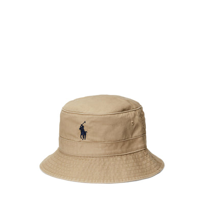 Polo Ralph Lauren Cotton Chino Bucket Hat - Luxury Tan