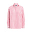 Polo Ralph Lauren Relaxed Fit Vertical Striped Cotton Shirt - Pink/White