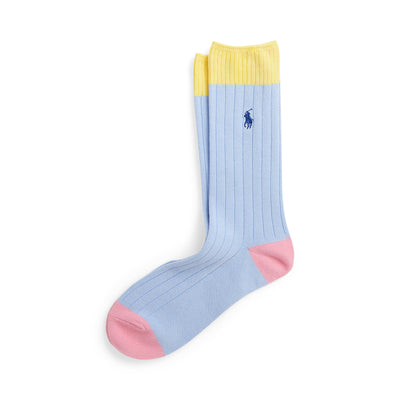 Polo Ralph Lauren Cotton Blend Crew Sock - Colour Block