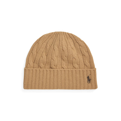 Polo Ralph Lauren - Cable Knit Beanie - Camel