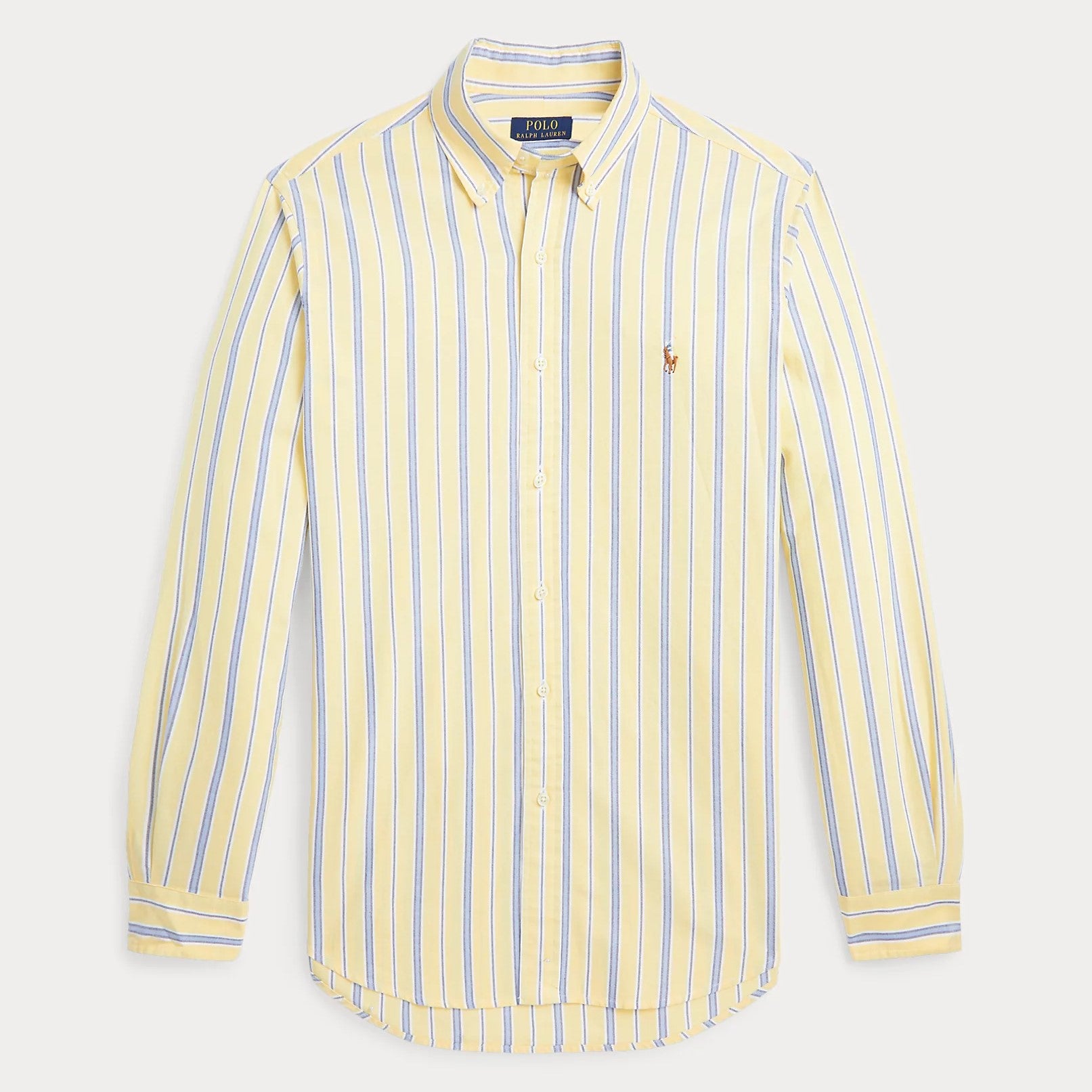 Oxford Shirt - Stripe - Yellow, Blue, White – Blowes Clothing