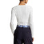 Polo Ralph Lauren Cable-Knit Cotton Crewneck Sweater White