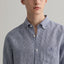 GANT - Linen Stripe Shirt - Persian Blue