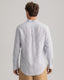 Stripe Linen Shirt - White & Blue | Persian Blue & White