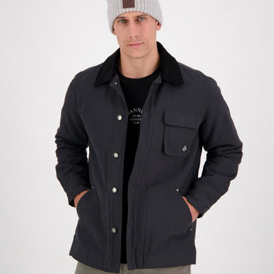 Swanndri - Barrytown V2 Canvas Work Jacket - Charcoal