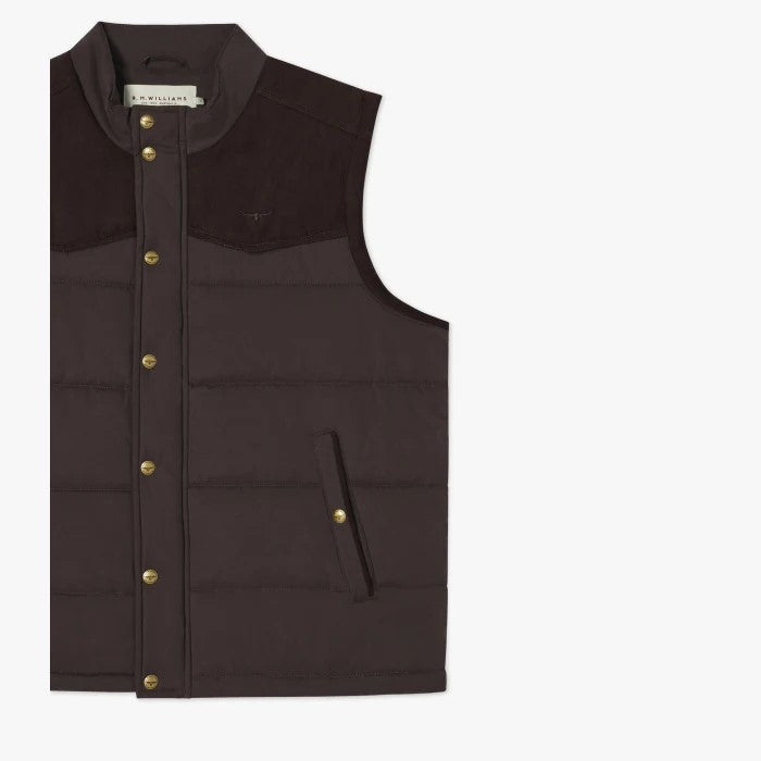 Carnarvon Vest Chocolate Blowes Clothing