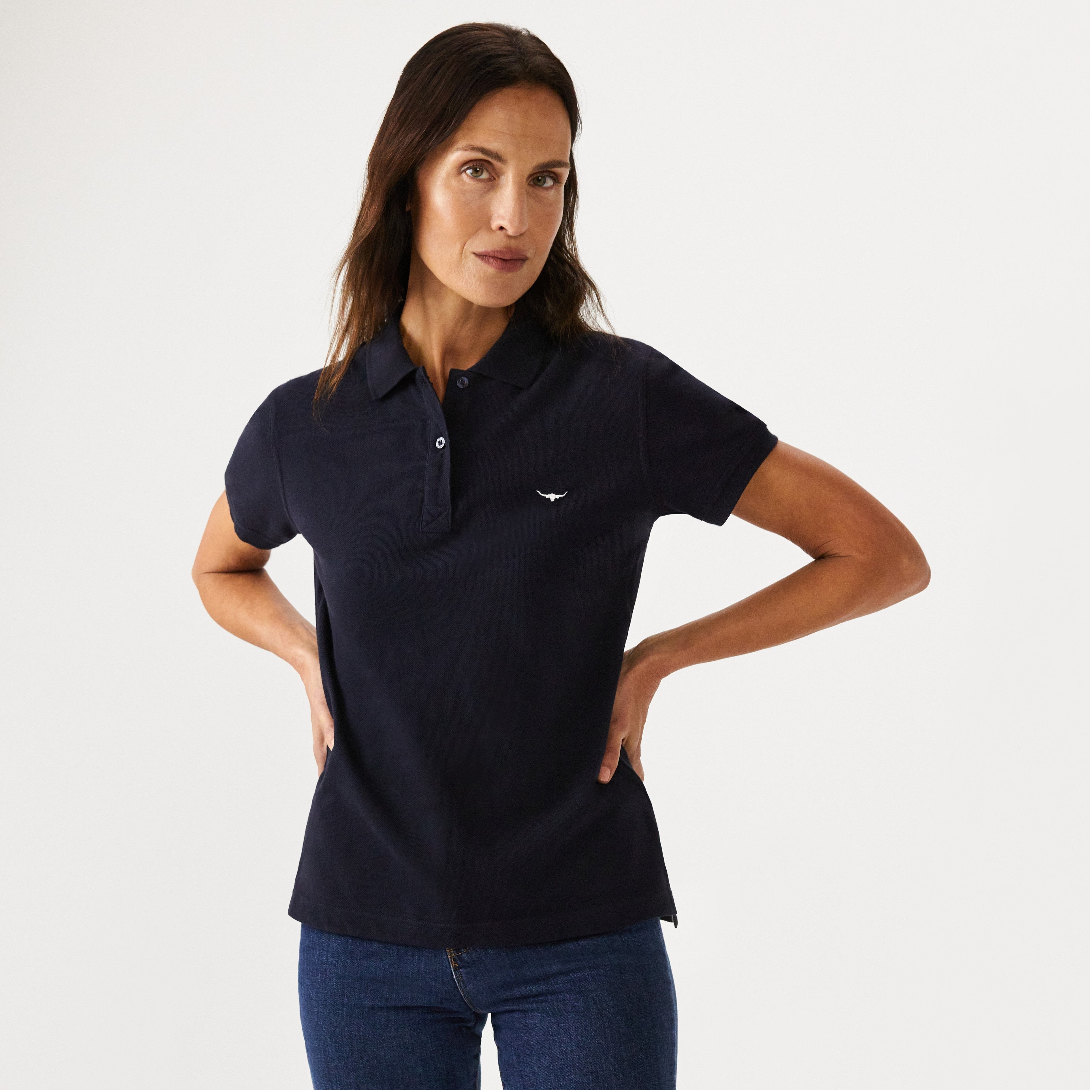 Margaret Polo - Navy – Blowes Clothing