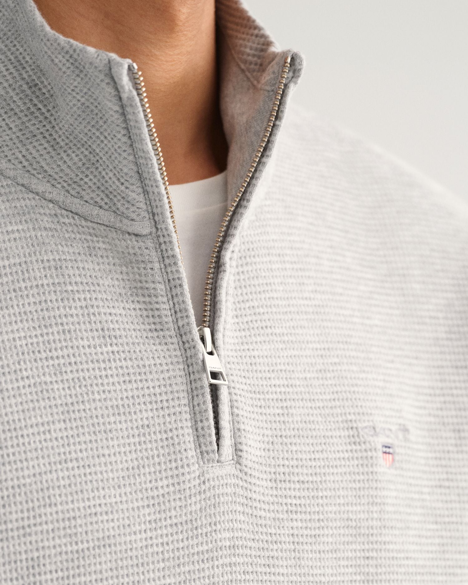 Grey on sale half zip