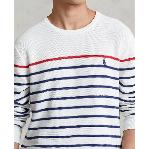 Polo ralph lauren striped clearance cotton sweater